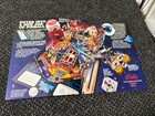 1  1993 Bally Twilight Zone Pinball 4 Page Promo Flyer Uncirculated