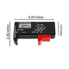Battery Tester Checker Monitor For Aaa Aa C D 9v   Small Batteries