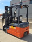 2023 Toyota 8fbe20u Electric 36 Volt 3 Stage Mast 4000 Lb Cushion Tire Forklift