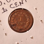 1863 Civil War Token Cwt Turbanhead i o u  1 Cent Fuld 1 391