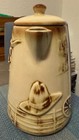 El Rancho By Mccoy  Nelson Coffee Pot   Lid 10  Usa Western Ceramic