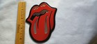 Rolling Stones Tongue Logo 4 25 Inch Metal Metallic Sticker - Read Description