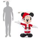 Brand New In Box Disney 4 Ft  Animated Holiday Mickey Mouse Home Depot Christmas