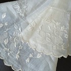 Antique French Whitework Embroidered Doily Centerpiece Pulled Thread Drawnwork