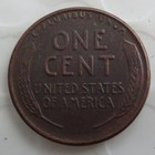 As Shown In The Figure1955 Wrong Version Lincoln Wheat Cent Penny Rare Sought