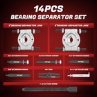 Bearing Puller And Splitter Kit  Separator And Puller Set  Pinion Bearing Red