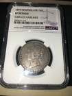 1899  N 9 s  Ngc  Newfoundland Fifty Cent    vf-details  surface Hairline    015