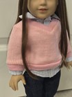 Pink Sweater Outfit For 18in American Girl  doll Not Included 