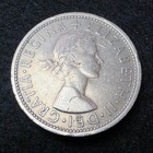 1965 Great Britain 2 Two Shillings florin - British Coin - Copper Nickel - L6