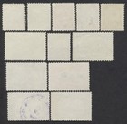 Canada  149-159    c1 George V Scroll Issue Set F-vf Used Light And or Dated