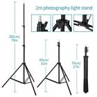 Photography Studio Led Lamp Softbox Lighting Soft Box Light Heavy Duty Stand Kit