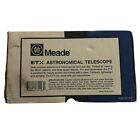 Meade Etx Astronomical Telescope 90mm P n 3514-03-01 In Box As Is