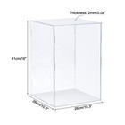 Clear Display Case Acrylic Box Assemble Transparent Dustproof Showcase