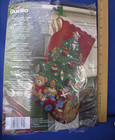 Bucilla Felt Stocking Kit  under The Tree  18  Christmas Decor Craft Kit Read