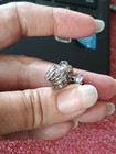 Vintage Heavy Pewter Bulldog Hat   Shirt Jacket Pin  collectible