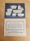 Vintage Corning Ware Cookware Use   Care Books Manuals Guides Lot Of 2