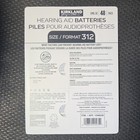 Kirkland Hearing Aid Batteries 312 New 48-pack Made In Germany Exp 2027-06