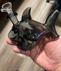 4  Shark Glass Water Pipe Bong W  14mm Bowl Thick Tobacco Hookah Smoking Pipe-us