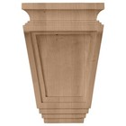 Cor06x04x09arrw Arts And Crafts Wood Corbels 6 w X 4 d X 9 h Rubberwood