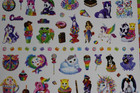 Lisa Frank   2  Sheets Of Stickers Unused   Scrapbooking Crafts Albums Lot