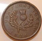 1824 Nova Scotia Trade Token - Ns-2a4   Penny  Canada   - Lot 109