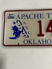 Apache Tribe Of Oklahoma Native Tribal Indian License Plate Real Embossed 2005