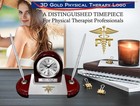 Physical Therapist Physical Therapy School Graduation Gift Engrave Desk Clock