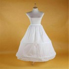 Women Bridal Petticoat Hoop Skirt Crinoline Slip Wedding Gown Underskirt White