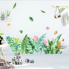 Removable Butterfly Flower Decal Plant Wall Sticker Vinyl Bedroom Art Home Decor