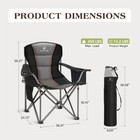 Camping Chair Heavy Duty Folding Chairs Oversized Portable Outdoor Chairs