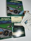 Microsoft Flight Simulator Ibm - Pc - Pcjr Complete Box Disk Inserts Manual 1984