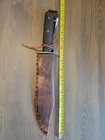 Mid-19th Century Ebony Handle Bowie Knife W hand Made Sheath