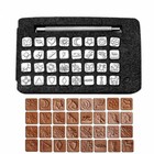 Leather Stamping Kit Craft Carving Saddle Alphabet Number Diy Making Punch Set