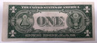 Series 1935-a  1 Silver Cert   star  Note Julian morgenthau Sigs Fr 1608  Vf 