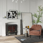 Modern Fireplace Mantel  Surround Mantels For Fireplace With Pattern