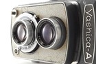 Yashica A Tlr 6x6 Film Camera Gray Yashikor 80mm F3 5 Japan  rare  N Mint- cla   d