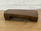 Vintage Rustic Wooden Chakla   Hand-carved Board   11 x6 x3    Authentic Indian
