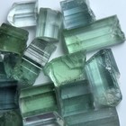 13 60 Ct Green Colour Facet Rough Tourmaline From Afghanistan  