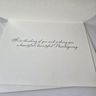 Vintage Thanksgiving Card Hallmark Apples Grapes Autumn Leaves Our Wish