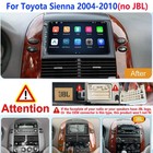 Car Stereo Apple Carplay Gps Radio Bluetooth Player For Toyota Sienna 2004-2010