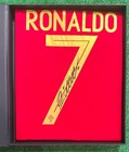 Cristiano Ronaldo Portugal Back Signed Home Shirti Icon Coa