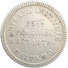  1872  Baltimore Md-ba 110gs Us Manfg Co Merchant Token Die Sinker 