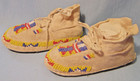 Vintage Native American Indian Beaded Child s Moccasins   Northern Michigan   Tc