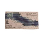 Dre Health Disposable Vinyl Exam Gloves Latex   Powder-free 100ct Large