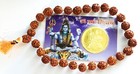 Rudraksha Bracelet 27 Beads Prayer Mala   Shiva Atm Card