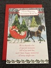Merry Christmas Wife Husband Love Large 5 5    X 8    Hallmark Greeting Card