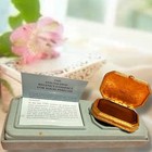 Vintage 1974 Nib Est  e Lauder Youth Dew Regency Red Enamel Solid Perfume Compact