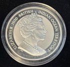 2020 British Indian Ocean Territory 1 Oz Silver Sea Turtle Bu
