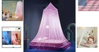 Glow In The Dark Bed Canopy Stars For Girls Princess Mosquito Net Pink