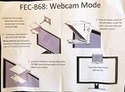 Mini Teleprompter For Desktop Webcams  Smartphones   Ipads  new 